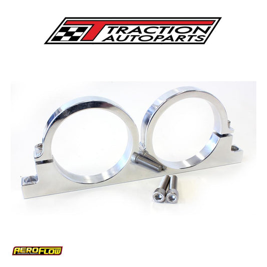 Aeroflow Billet Dual Bracket For 2.5" Diam Filter Af 64-2150
