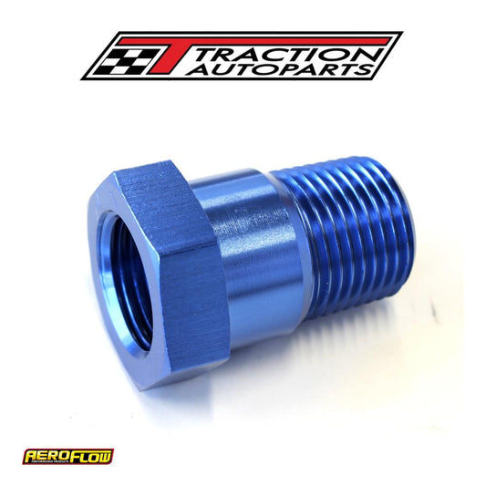 Temperature Probe Adapter Blue 3/8" Male 5/8" Female