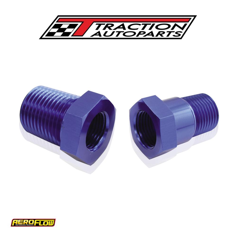 Temperature Probe Adapter Blue 1/2" Male 5/8" Female