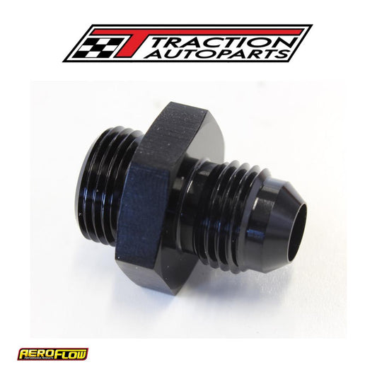 Carter/edelbrock Fitting -6 Black 5/8" X 20 To -6 an