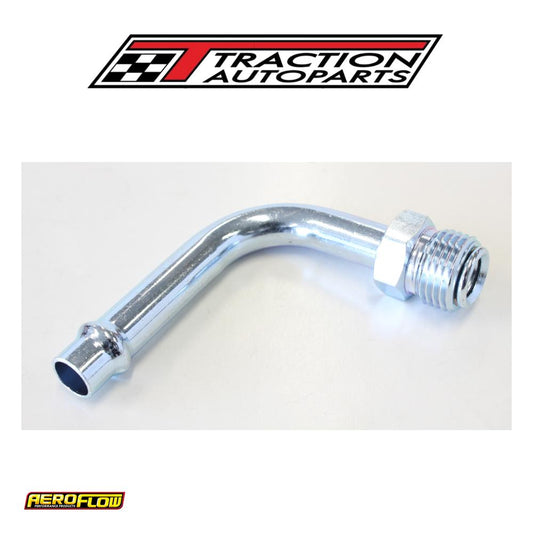 Holley Carb Inlet Fittings 5/8 inverted To 3/8" Barb 90 Deg