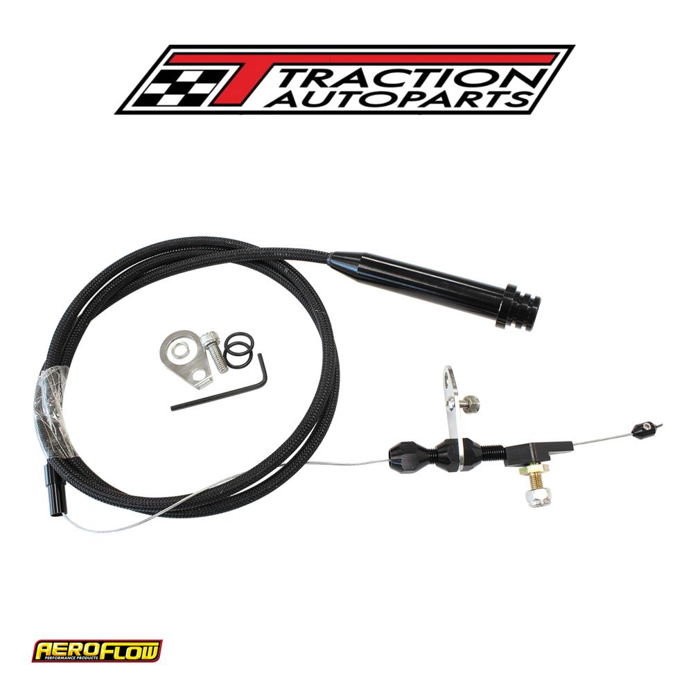 Aeroflow Kickdown Cable Th 700 4 l 60 Early Black Finish