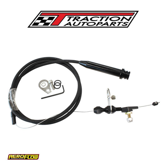 Aeroflow Kickdown Cable Th 700 4 l 60 Early Black Finish