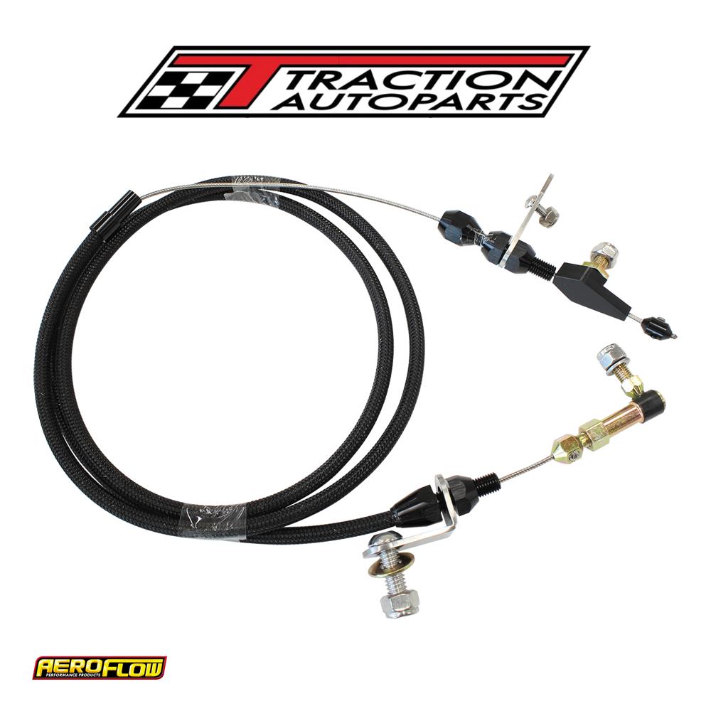 Aeroflow Kickdown Powerglide Cable Black Finish