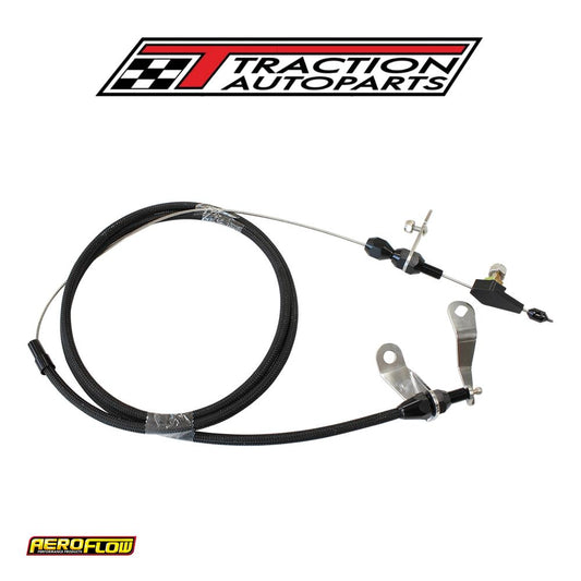 Aeroflow Kickdown Ford C 4 Cable Black Finish