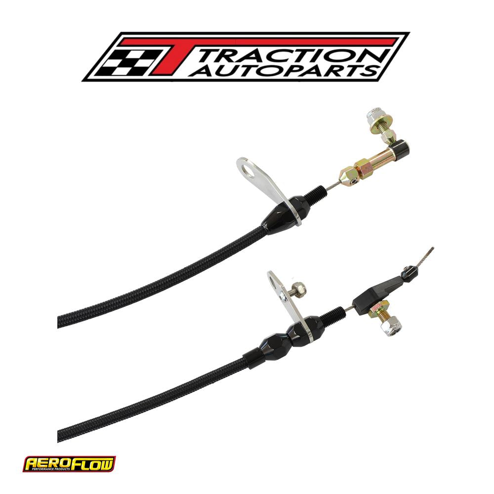 Aeroflow Kickdown Torqueflite 727 Cable Black Finish