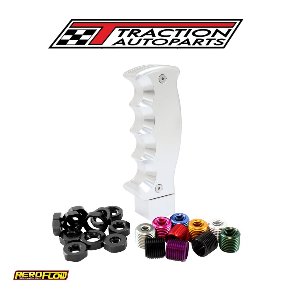 Pistol Silver Gear Knob Manualshift Shifter Ball Uni M 16