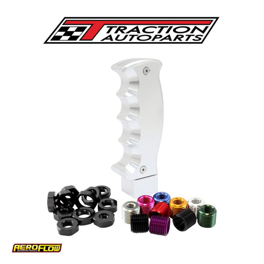 Pistol Silver Gear Knob Manualshift Shifter Ball Uni M 16