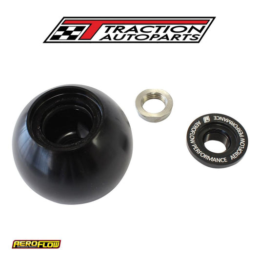 Bare Black Shifter Gear Knob No Insert No Button 1/2"-20