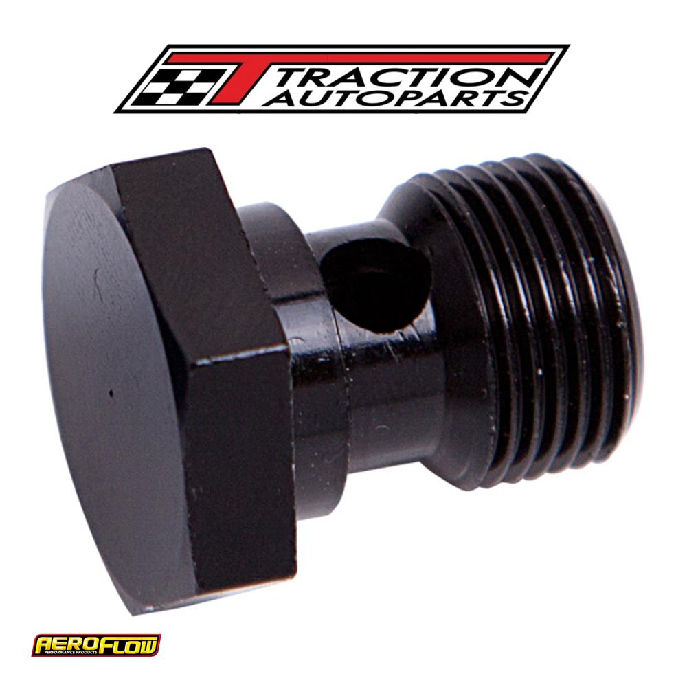 Banjo Bolt 9/16 X 24 Thread Black