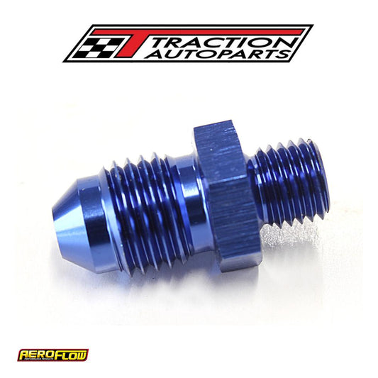 Metric M 8 X 1.0 mm To -4 an Blue Male M 8 x 1.0 mm To -4 an