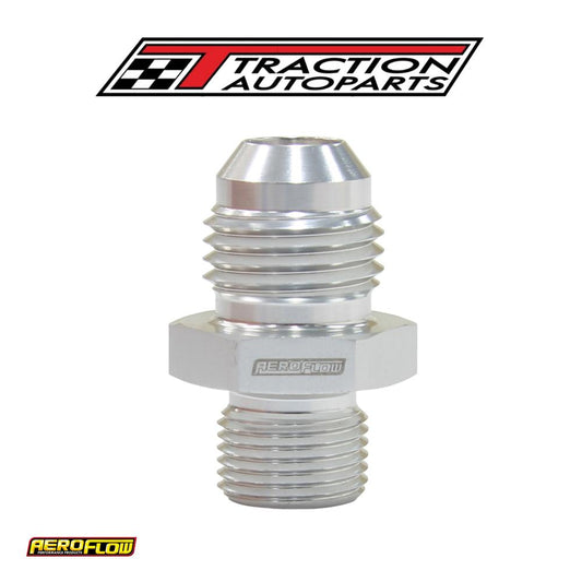 Metric M 12 X 1.0 mm To -6 an Silver Male M 12 x 1.0 mm To -6 an