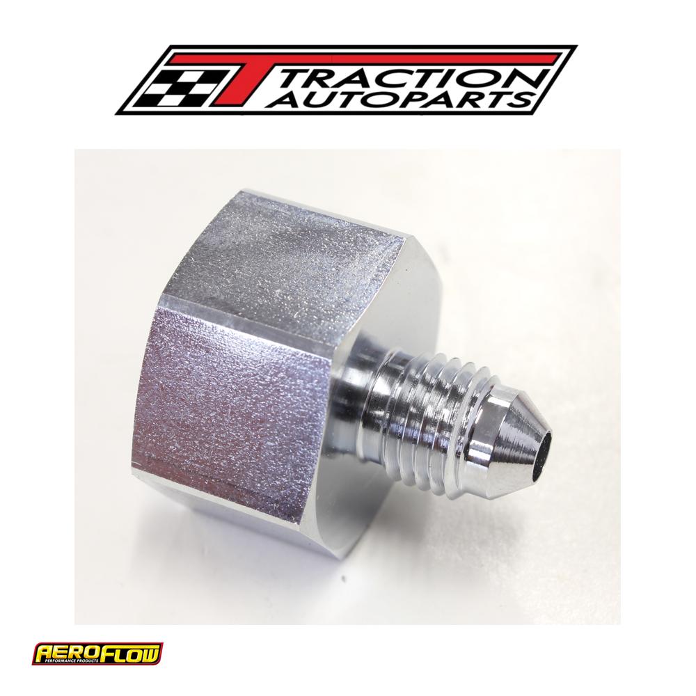 Nitrous Bottle Adapter -4 an Steel Finish Suits Boc Bottle