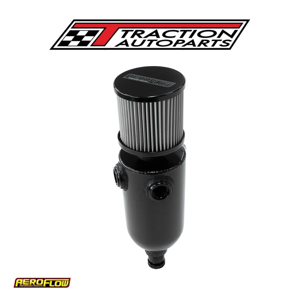 Univ Breather Tank 2 x -8 orb 6.5 x 3.5" S/s Billet Breather