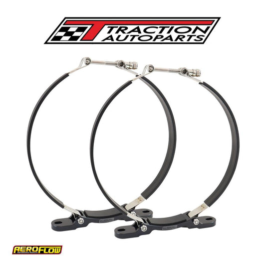 Mounting Bracket Dry Sump Tank 9" Diameter 77-1053 Pair Black