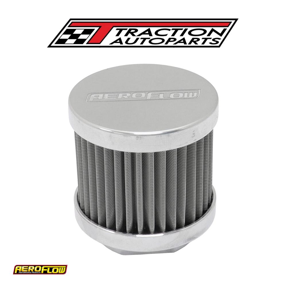 Small-10 an S/s Billet Breatherwith Female -10 an Re-usable