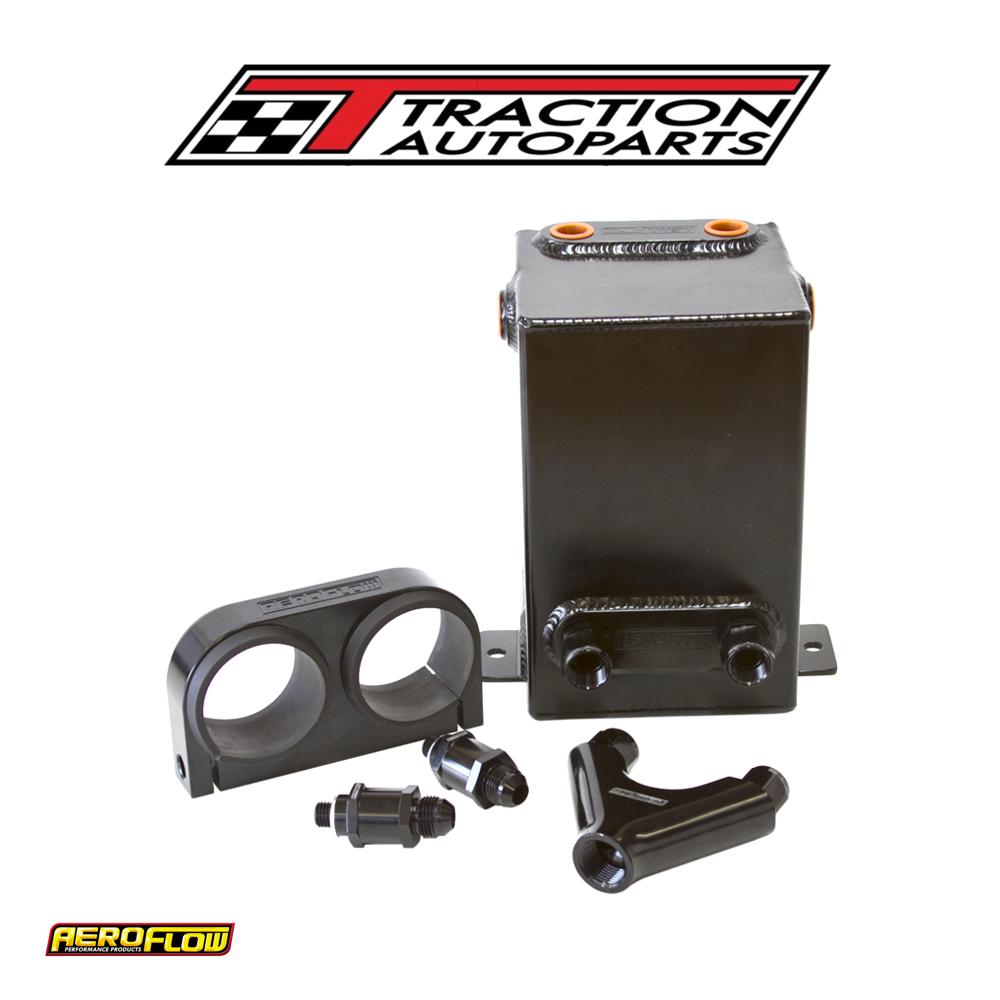 Dual Fuel Pump Surge Tank Kit Black 3.1 l Capacity