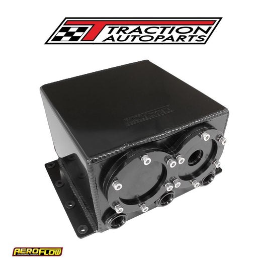 Dual Under Car Pump Surge Tankblack Suits 2 X Af 49-1014