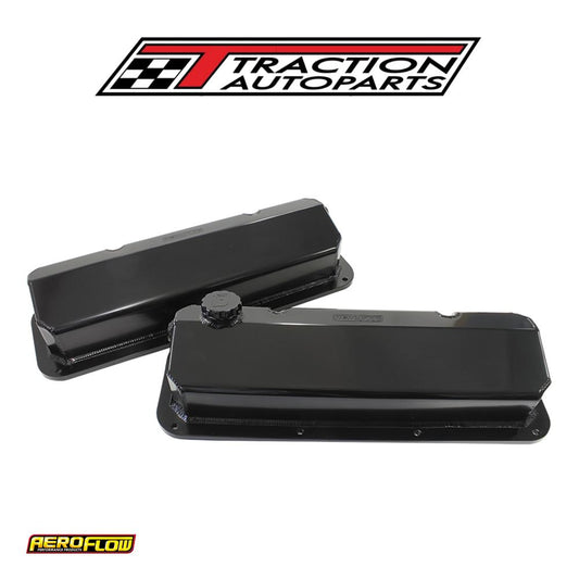 302 351 c Ford Fabricated valve covers Black -12 orb
