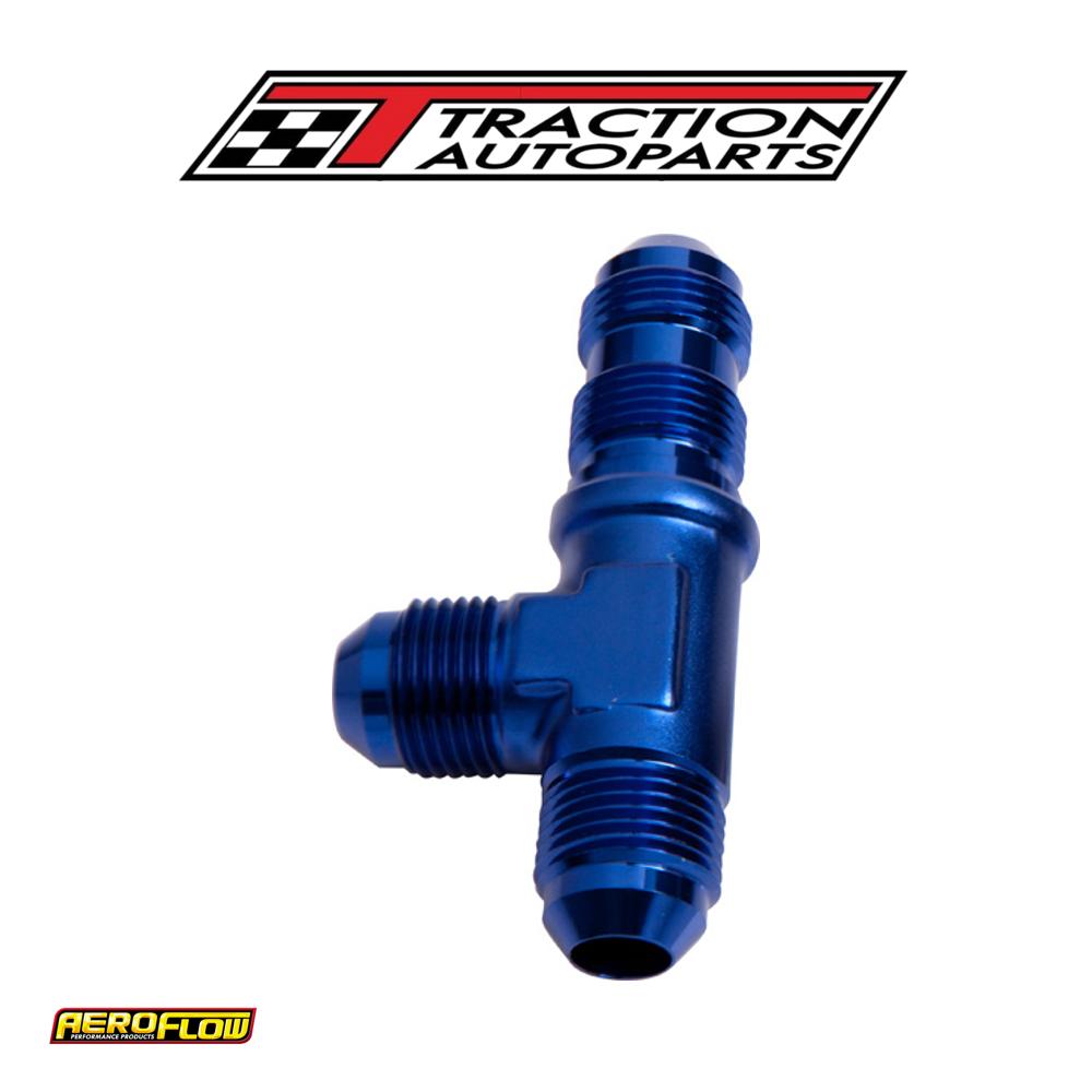 Male -12 an Tee Bulkhead On Runbblue Male -12 an, Nut Seperate