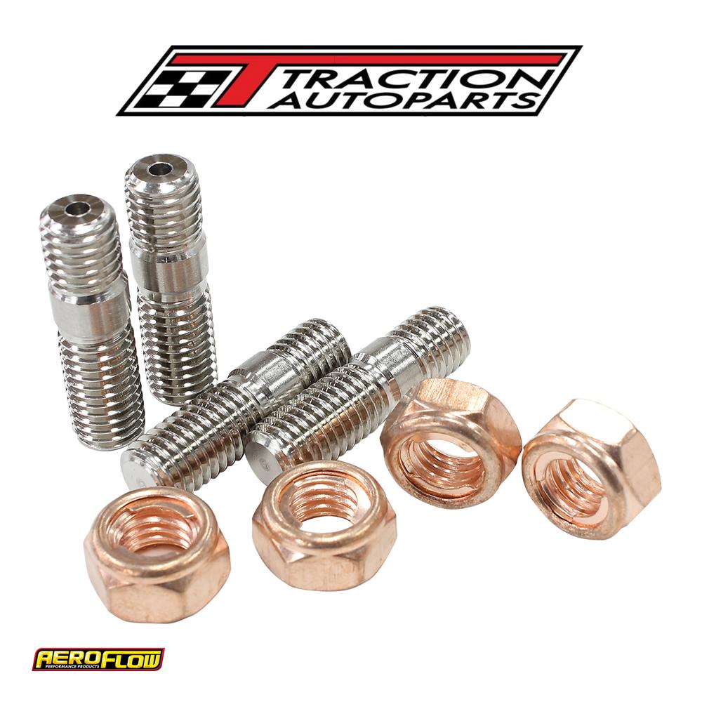 Turbo Stud & Nut Kit M 10 x 1.5 mm 4 Studs 4 Nuts M 10 X 1.50 mm