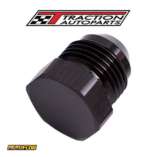 Flare Plug Male -12 an Black Male Flare Plug -12 an