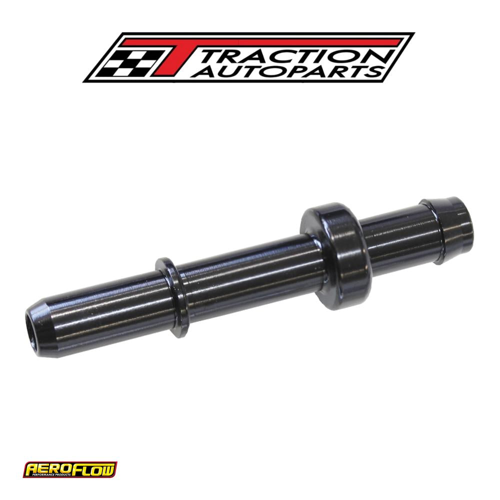 5/16" Male Tube To 8 mm / 5/16"barb Black Adapter