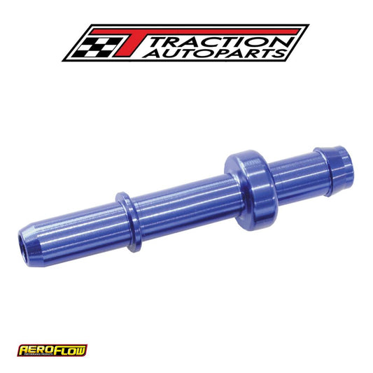 5/16" Male Tube To 8 mm / 5/16"barb Blue Adapter