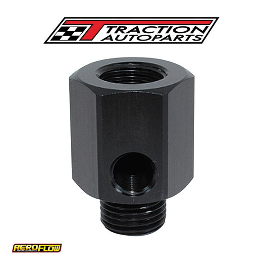 M 16 X 1.5 Extension With 1/8" Npt Port Black