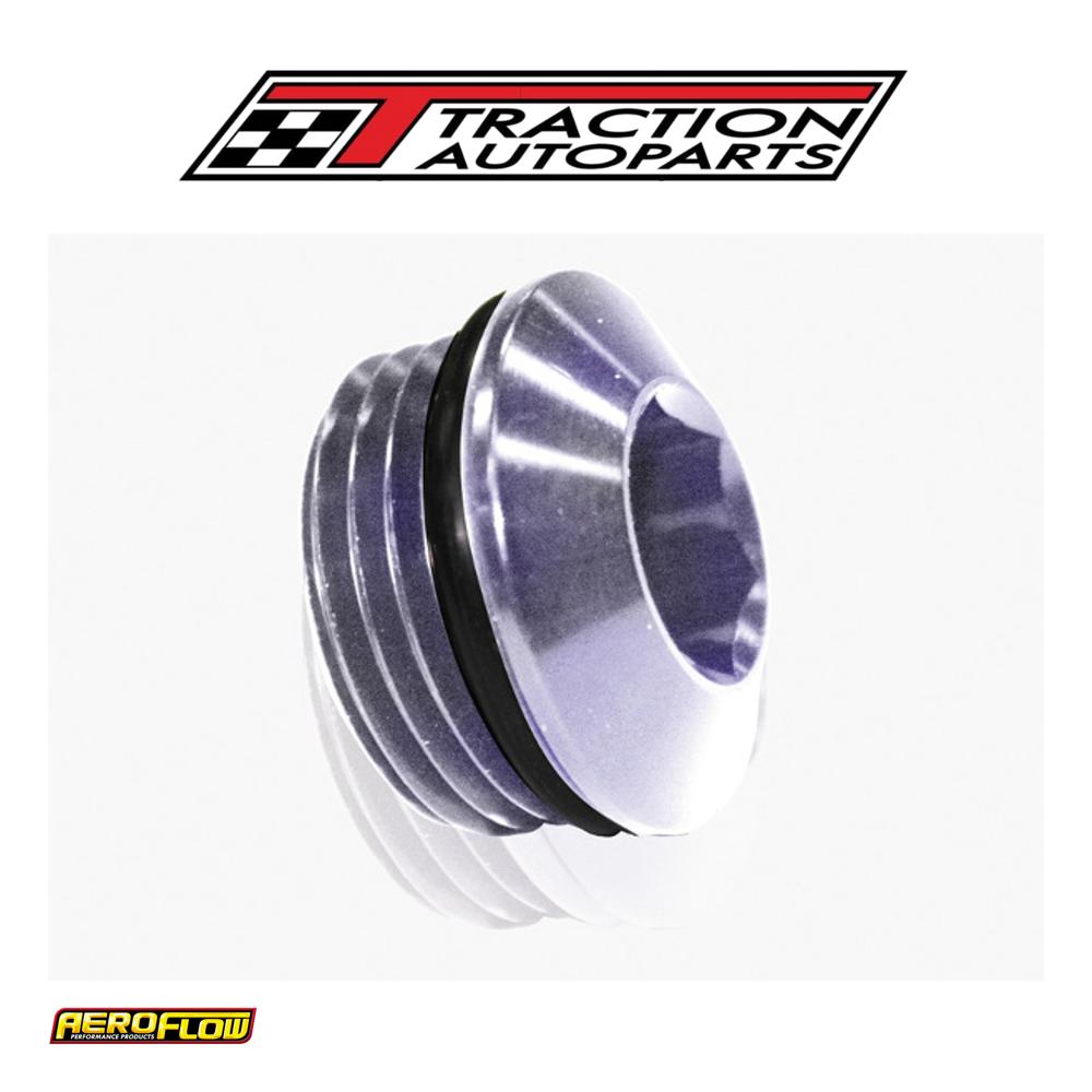 Orb Slimline Port Plug -20 an Silver Finish