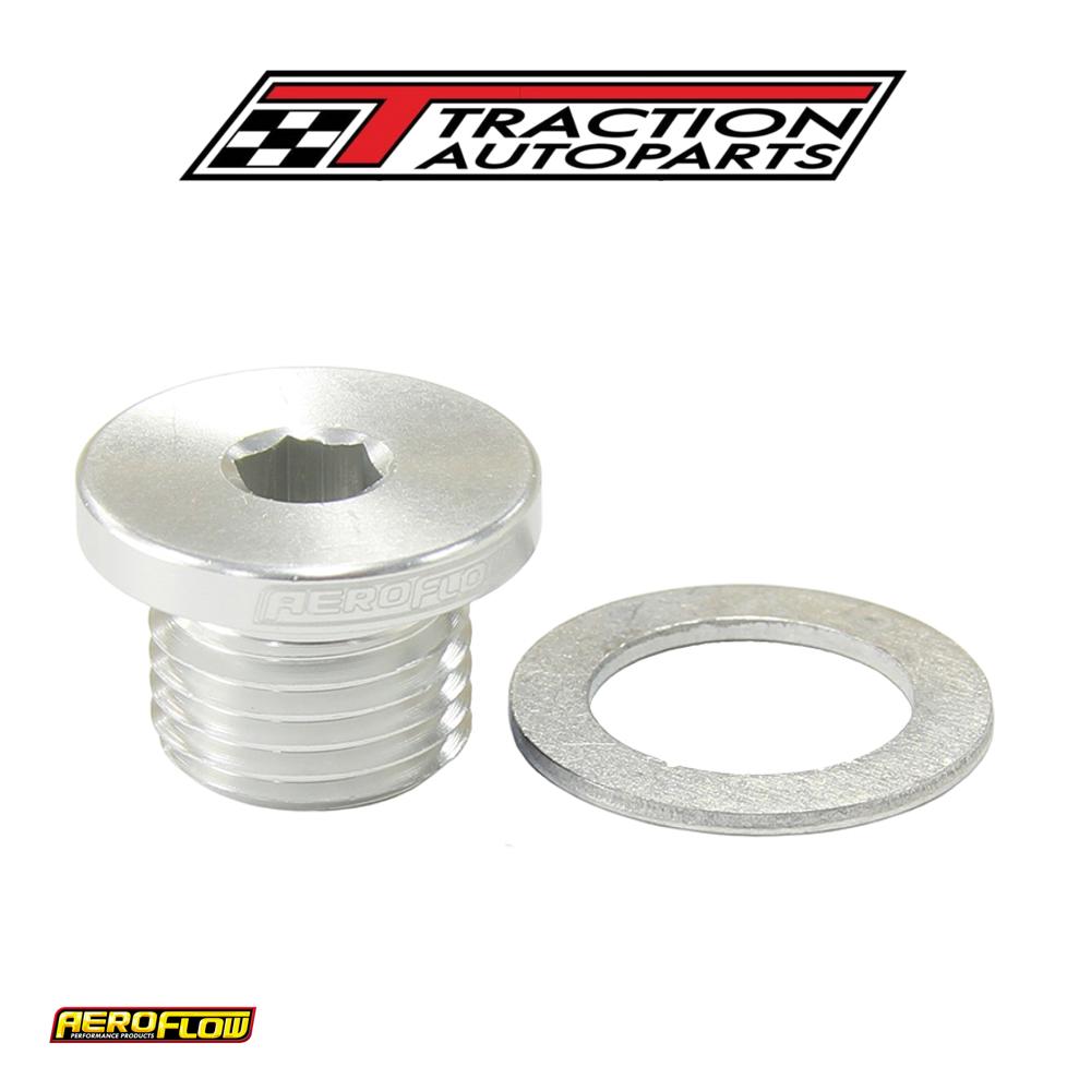 Metric Port Plug M 12 X 1.25 Silver Low Profile Hex Plug