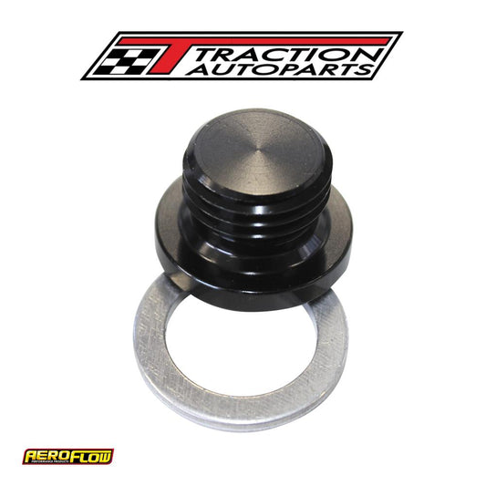 Metric Port Plug M 18 X 1.5 Black Low Profile Hex Plug