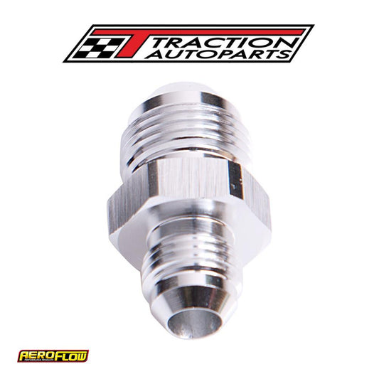 Male Flare Reducer -10 To -4 Silver -10 an To -4 an Reducer