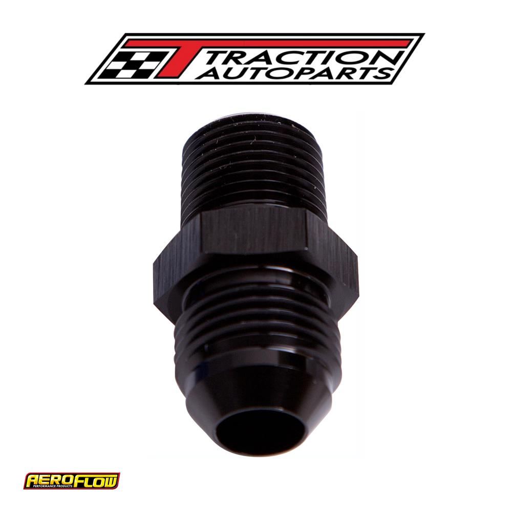 Male Flare -10 an To 1/4" Npt Black Male Flare To Npt Adapte
