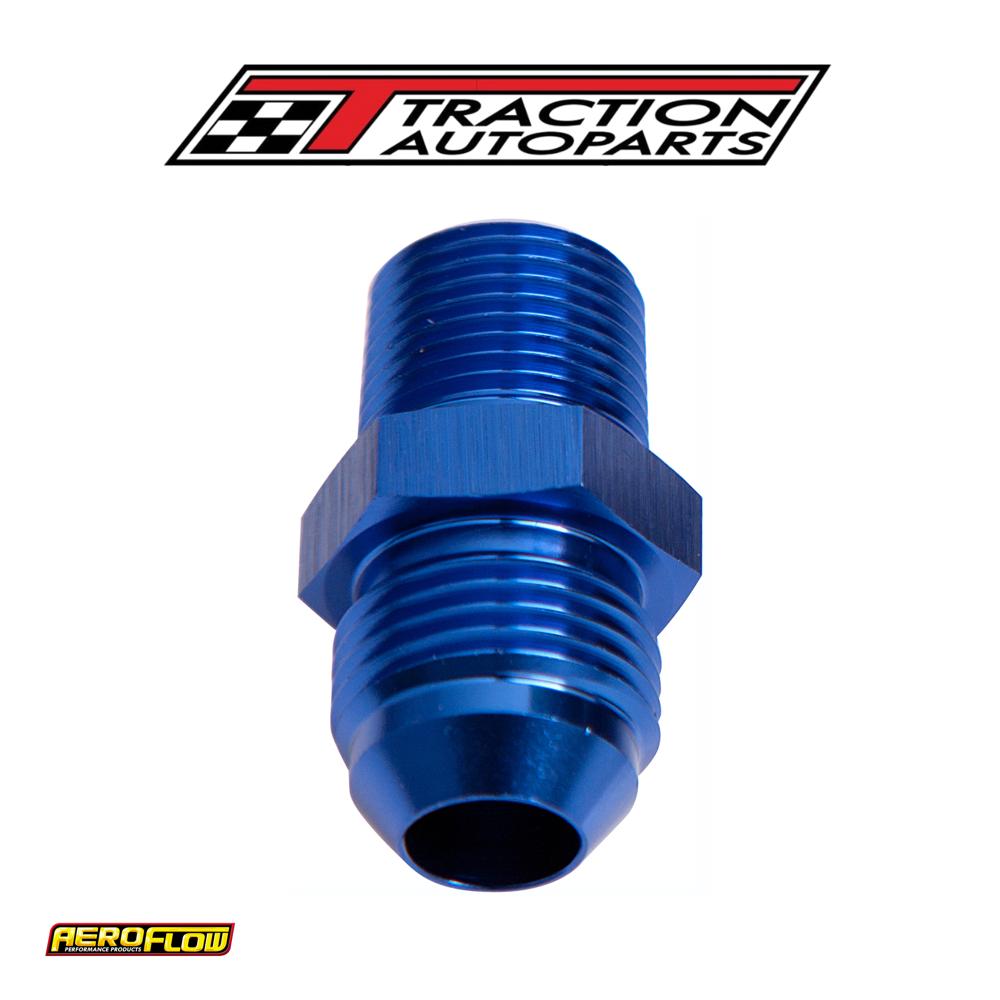 Male Flare -10 an To 1/4" Npt Blue Male Flare To Npt Adapter