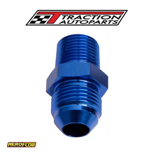 Male Flare -10 an To 1/4" Npt Blue Male Flare To Npt Adapter
