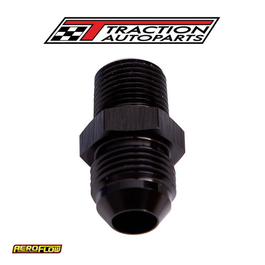 Male Flare -16 an To 1" Npt Black Male Flare To Npt Adapte