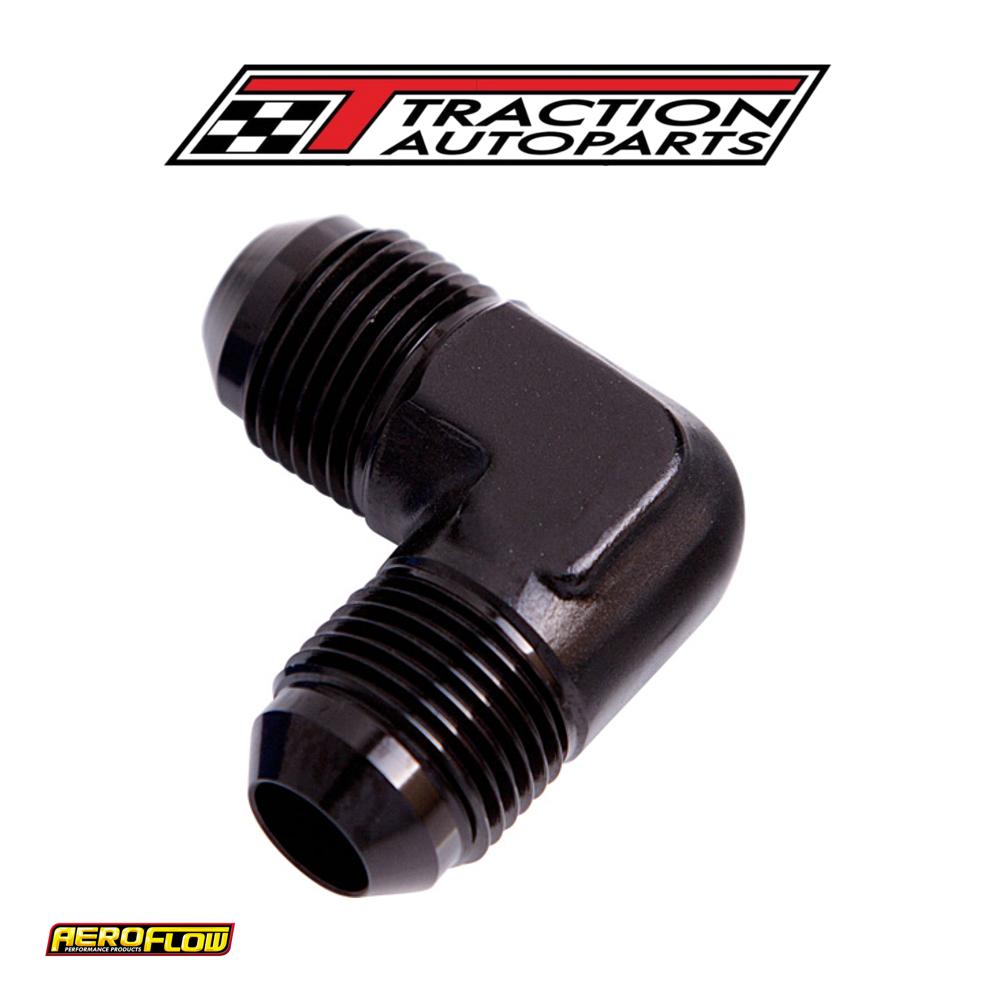 Male Flare Union 90 Deg -12 an Black Male To Male 90 Deg