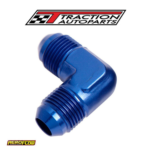 Male Flare Union 90 Deg -16 an Blue Male To Male 90 Deg