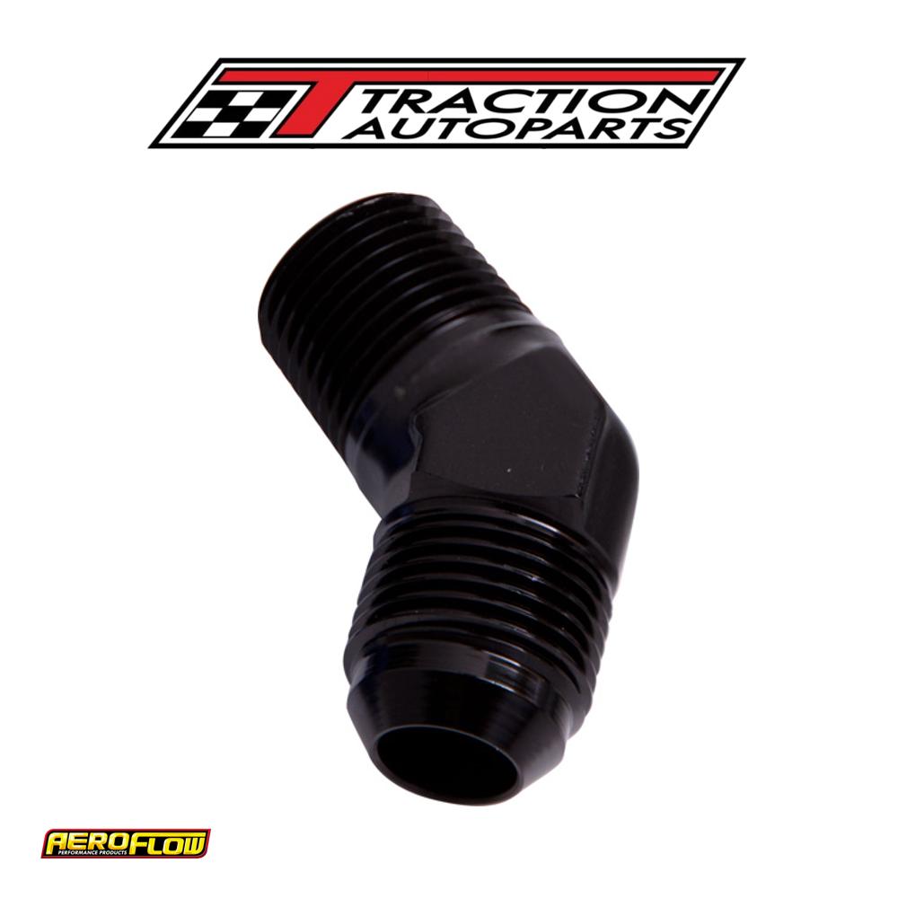 Male 45 Deg 3/4" Npt To -12 an Black Male Npt To An 45 Deg