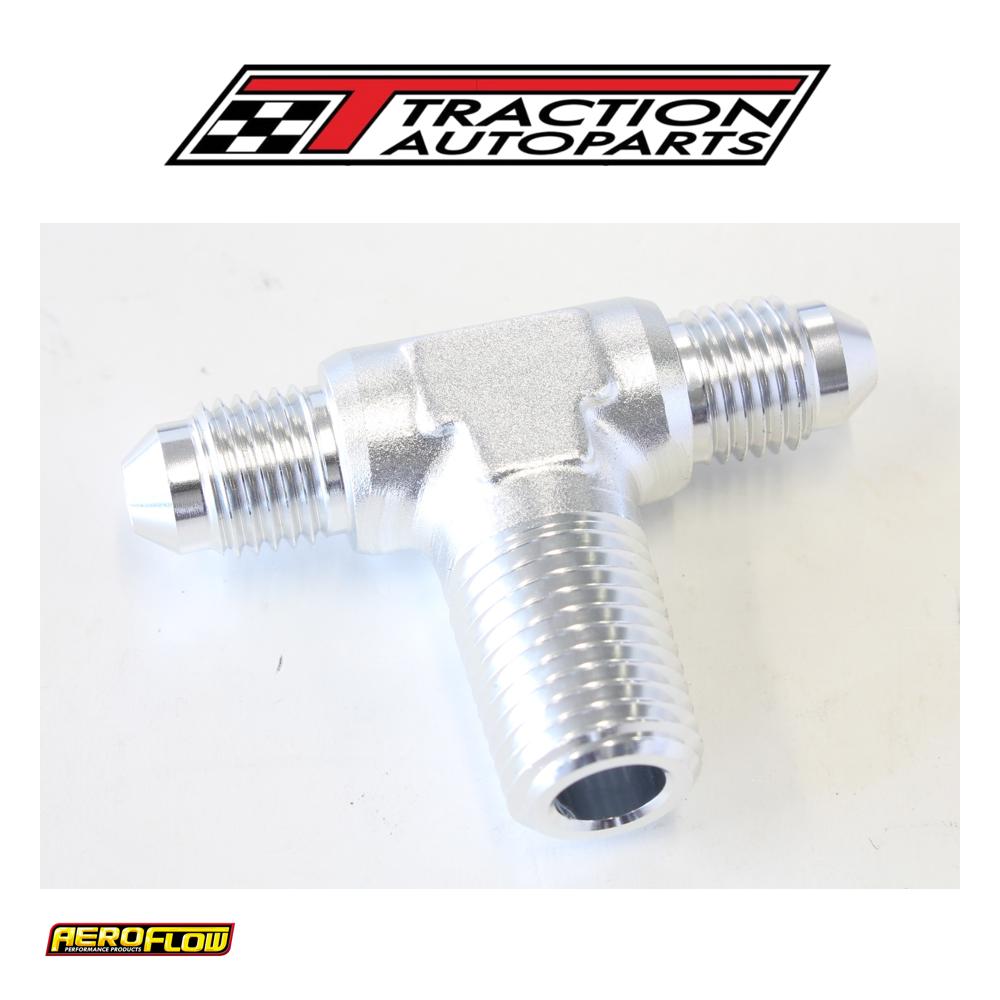 Tee -4 an With 1/4" Npt On Sidesilver An Tee With Npt On Side