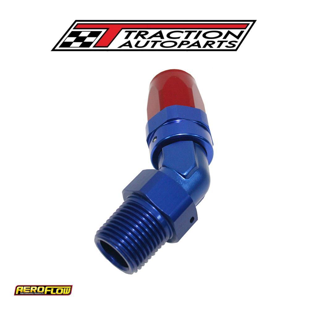 Male 3/8 Npt 45 Deg To -10 Hose