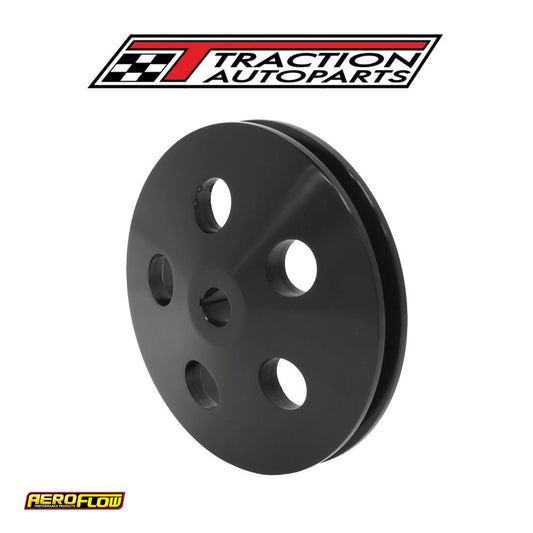 Power Steering Pulley Single Black 5/8 Shaft Gm Saginaw