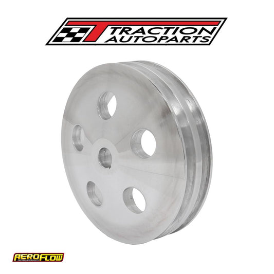 Power Steering Pulley Double Polished 5/8 Shaft Gm Saginaw