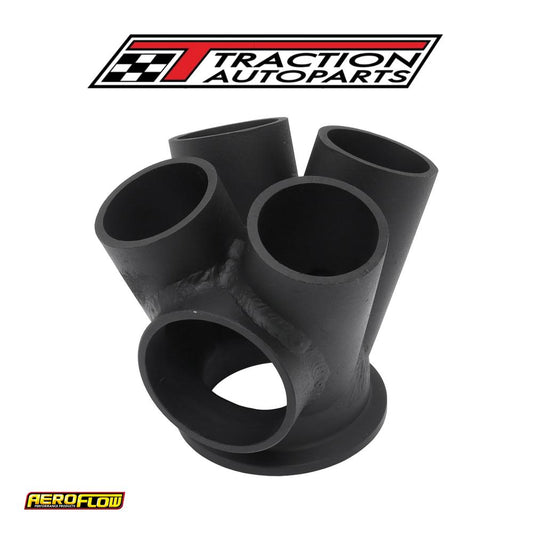 4 Into 1 Turbo Merge Collectorv-band Gt 30 44 mm Wastegate 42 mm Aeroflow - Af 8300-2000