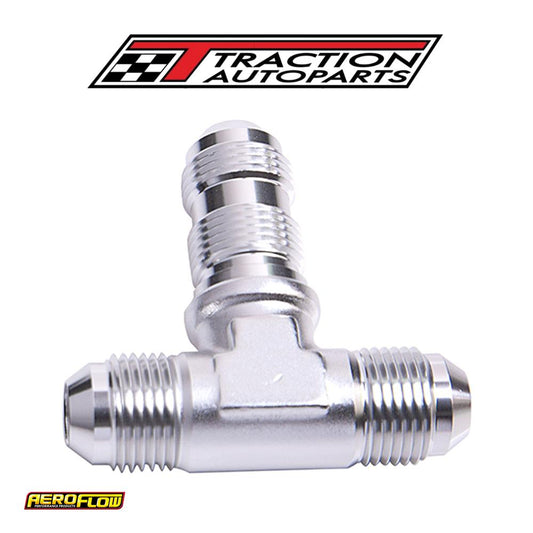 Bulkhead Tee -20 an Black Bulkhead On Side