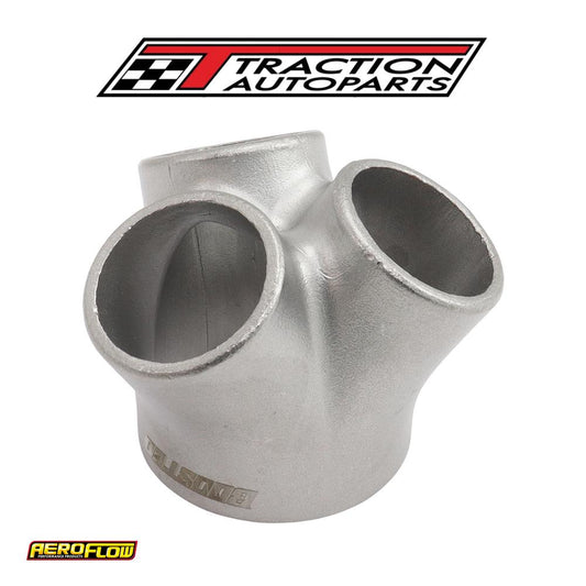 3 Into 1 Turbo Merge Collectorcast 1 x 2" ID To 3 x 1-1/4" Uniround Aeroflow - Af 8370-9898