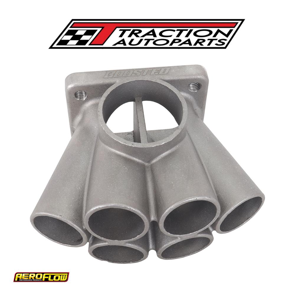 6 Into 1 Turbo Merge Collectort 4 Twin 54 mm ID Wastegate