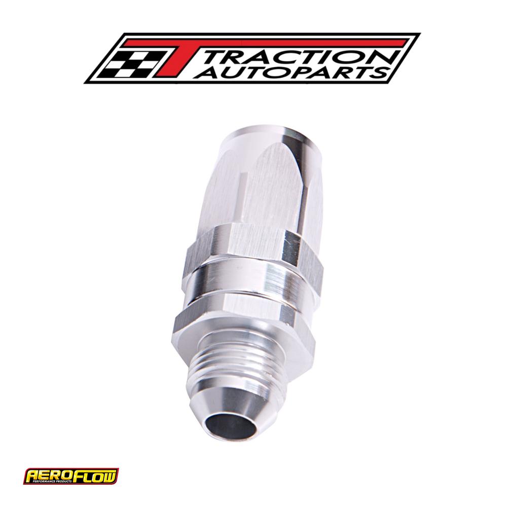 Male -6 an To -6 an Hose End Silver Straight Male Orb