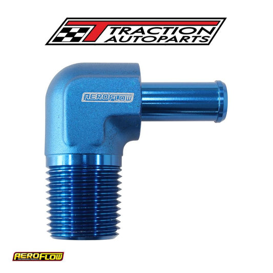 90 Deg 1/2" Npt To -8 100/450 Series Braided Hose An Size